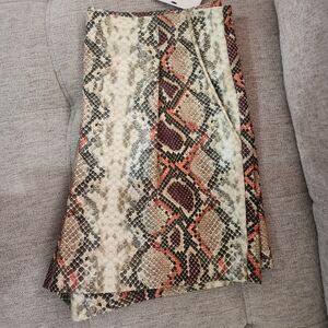 Marie Oliver Multicolor Snake Print Pencil Shorts